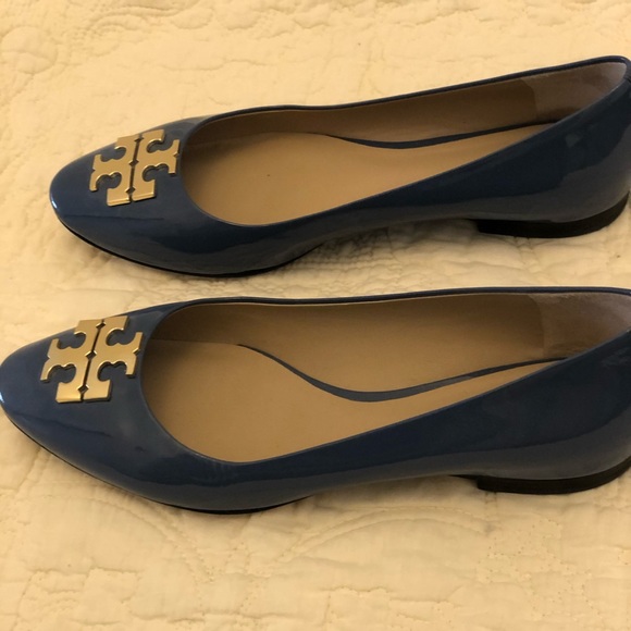 Tory Burch Raleigh Blue Flats - Picture 4 of 7